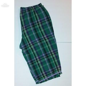 Plaid Capri Plus PJ Pants